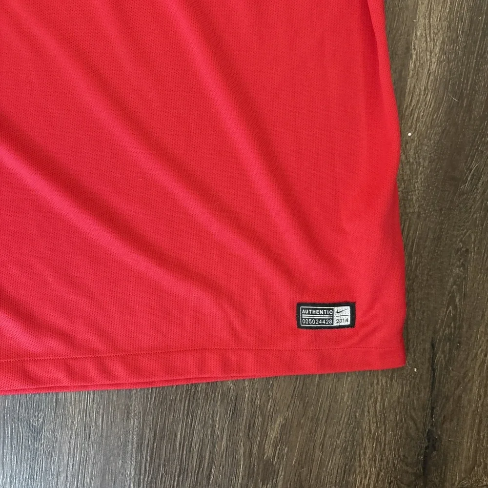 NIKE DRI FIT USA NATIONAL TEAM AUTHENTIC Soccer Futbol Jersey XXL 2014 MINT